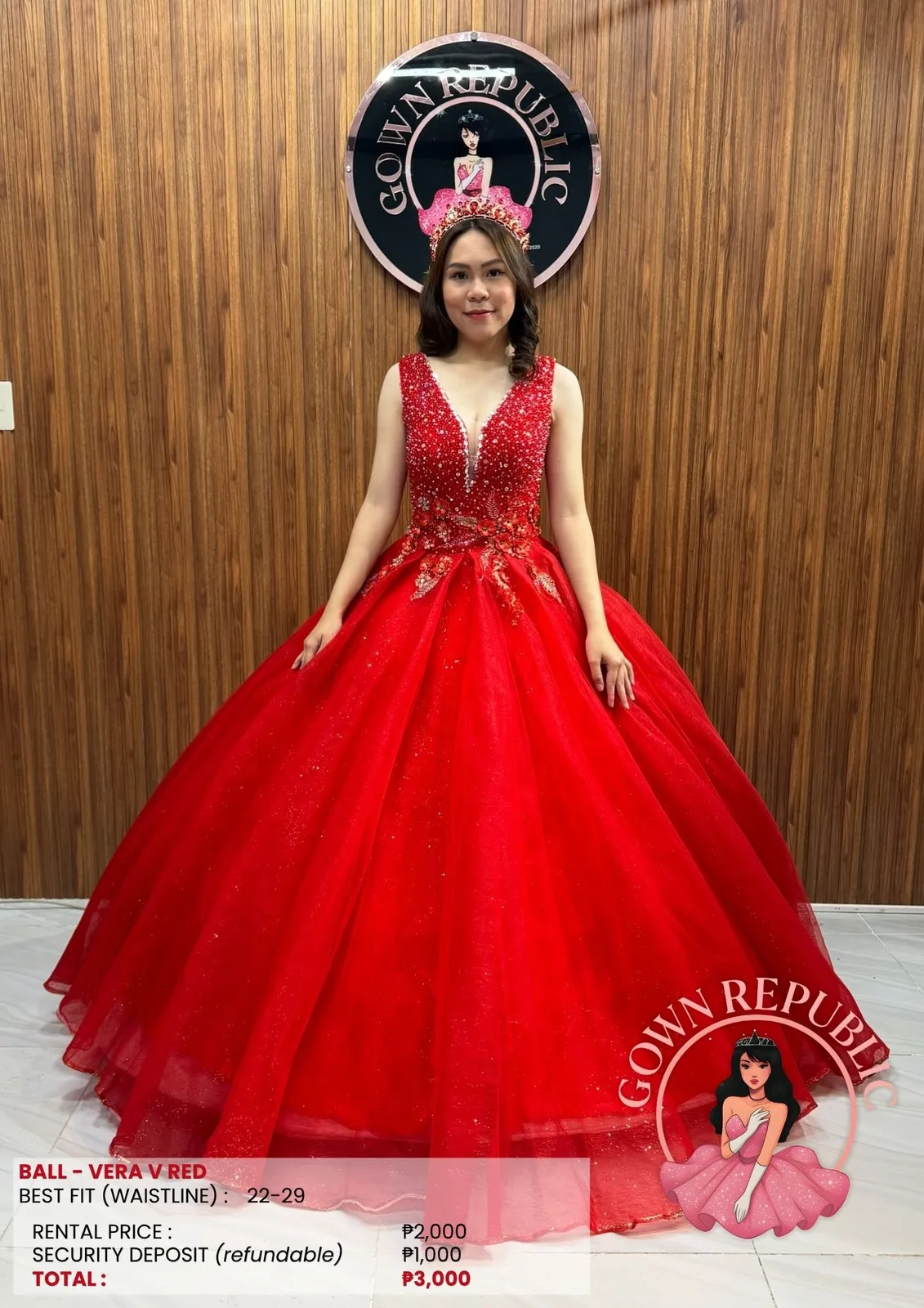 Ball Gowns: Red 230